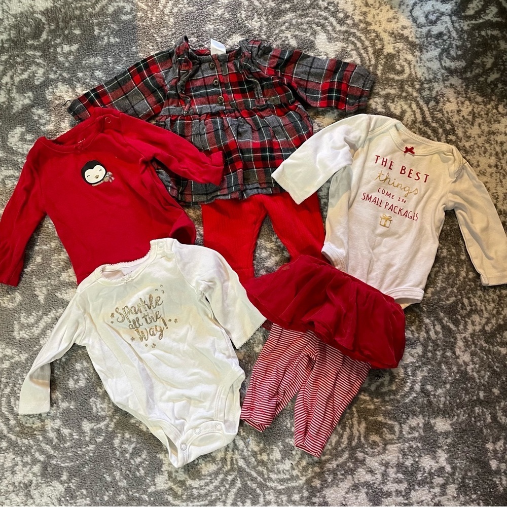 Carters 3 Month Christmas Holiday Lot